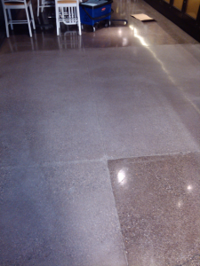 Polished Concrete Before