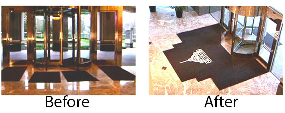 Before and After Lobby mat